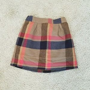 Plaid skirt